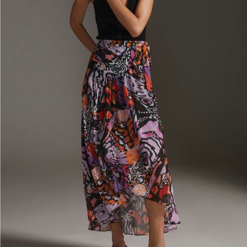 Hutch at Anthropologie Colorful Abstract Women's Skirt